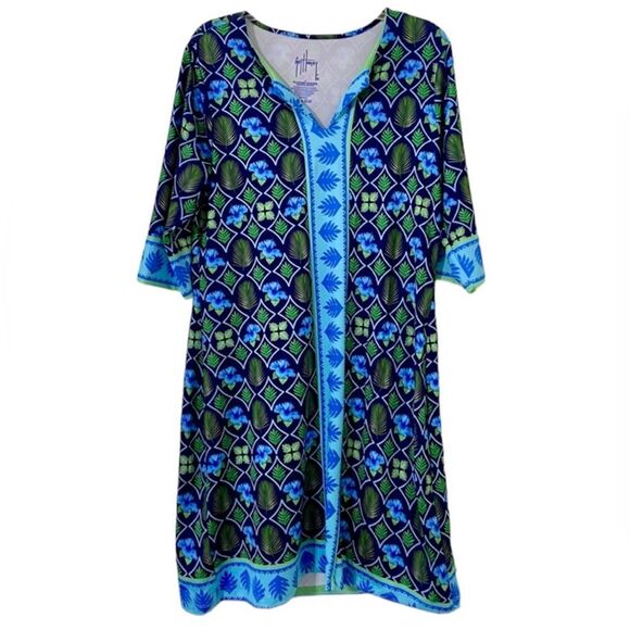 Guy Harvey Tunic Pullover Stretch Beach Boating Fishing Size M - Picture 1 of 11